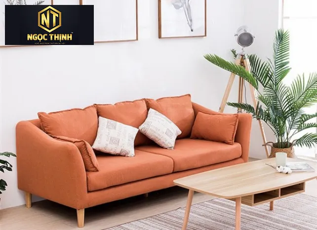 Xưởng Nội Thất Ngọc Thịnh - Bộ bàn ghế sofa chữ I màu sắc tươi tắn Xưởng Nội Thất Ngọc Thịnh - Bộ bàn ghế sofa chữ I màu sắc tươi tắn